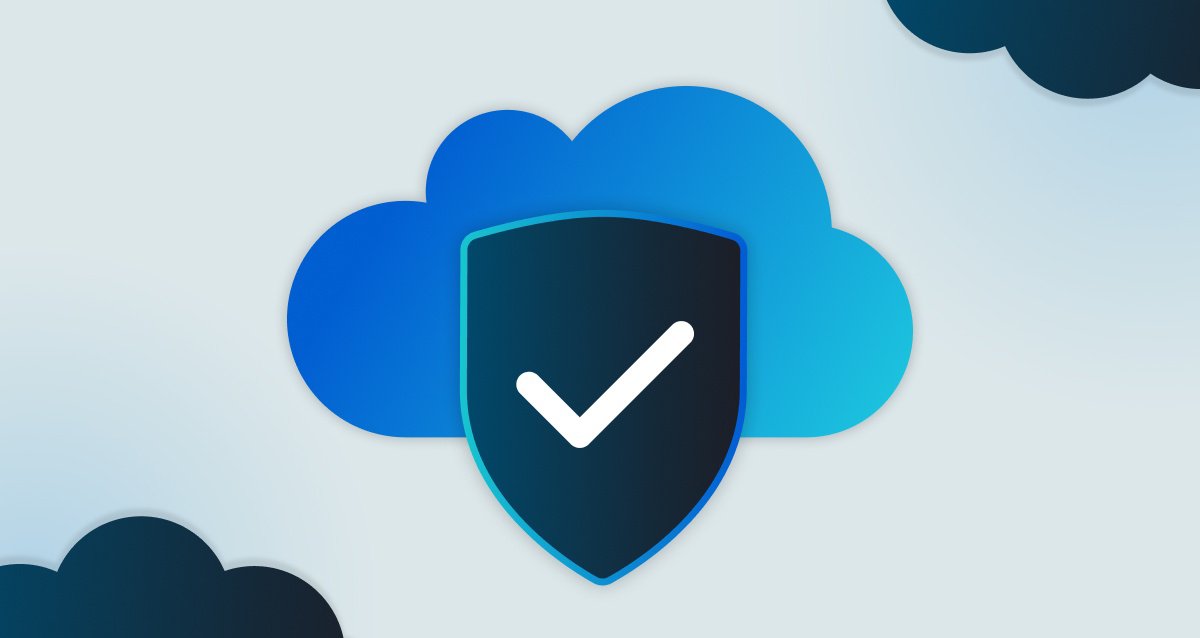 Feature image of cloud with shield on SecureFlag background