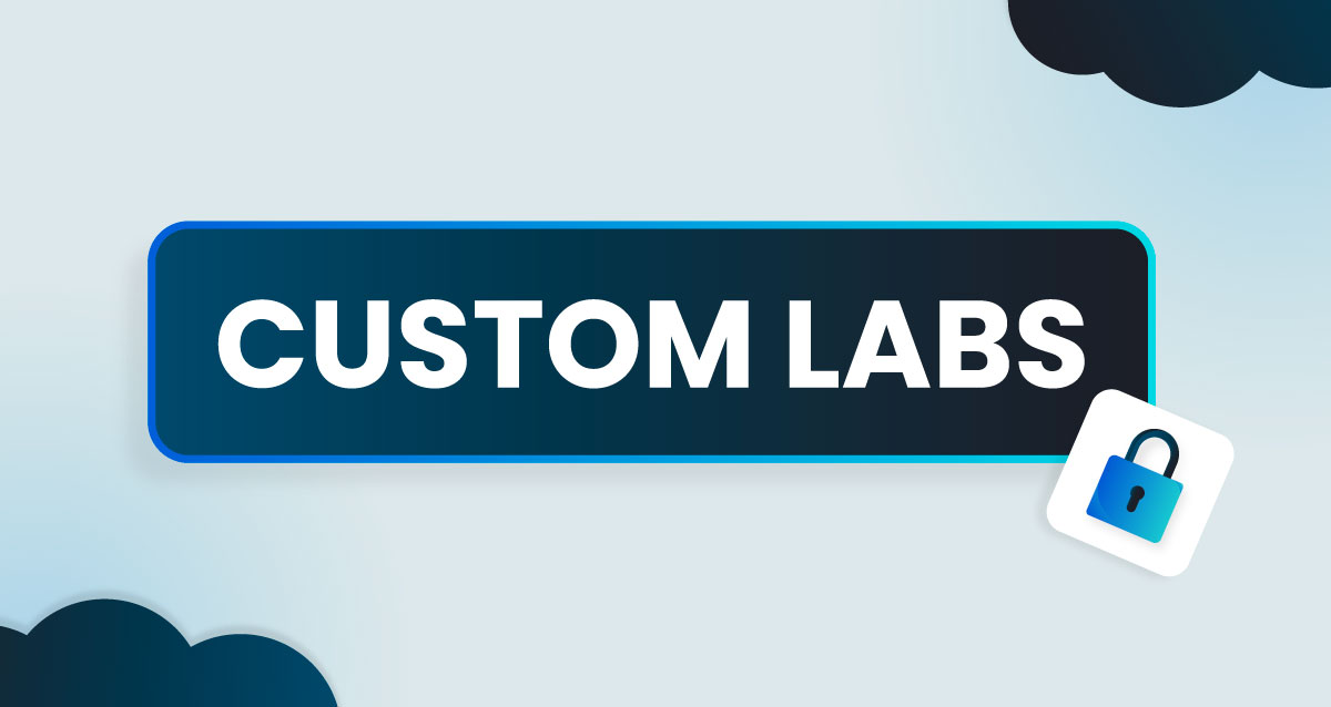 Feature image of Custom Labs on SecureFlag background
