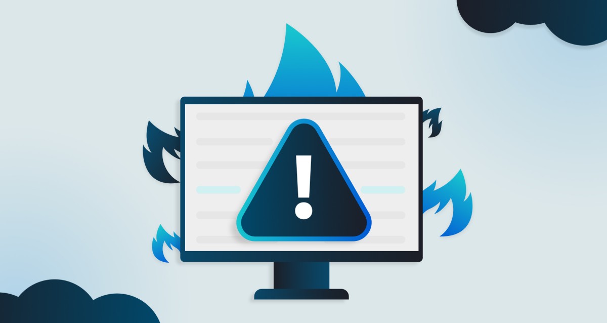 Feature image of screen and fire on SecureFlag background