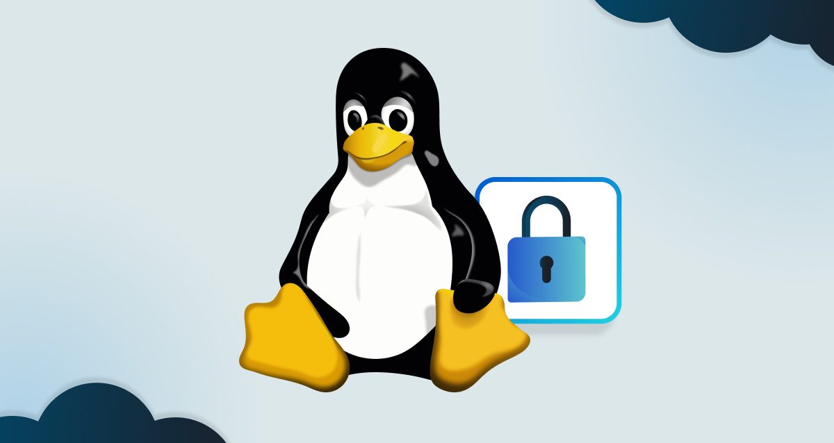 Feature image of Linux mascot on SecureFlag background