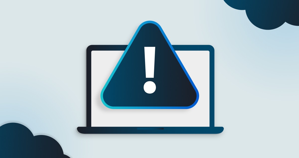 Feature image of screen with error on SecureFlag background