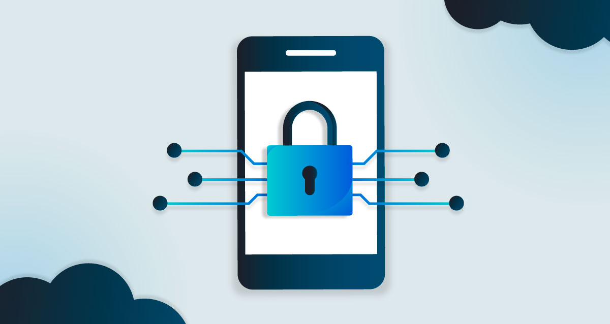 Feature image of mobile app on SecureFlag background