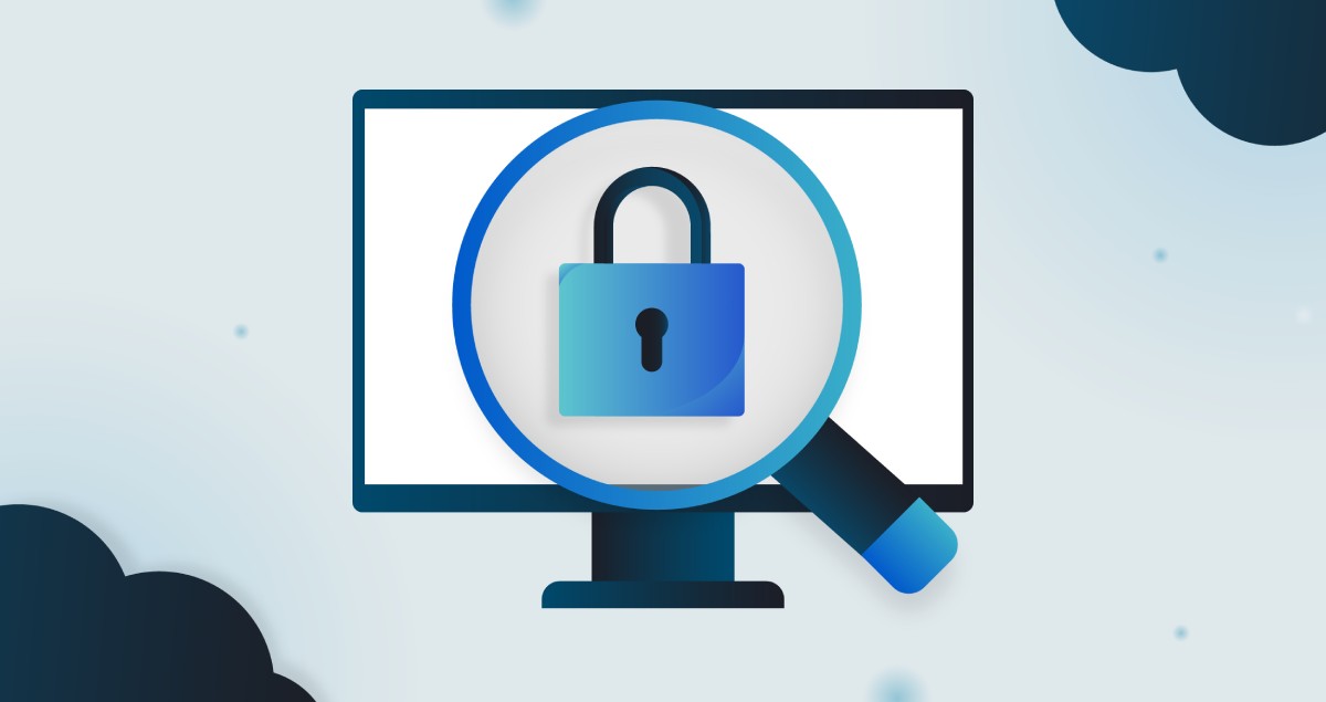 Feature image of magnifying glass on SecureFlag background